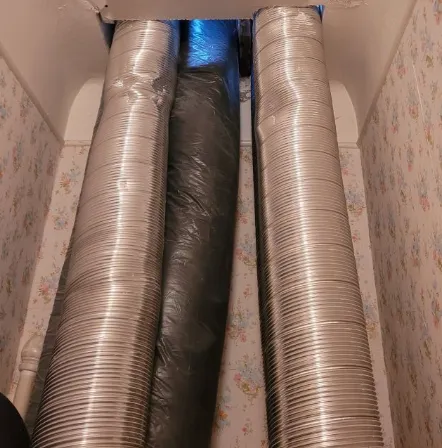 Schéma de traitement acoustique sur réseau VMC