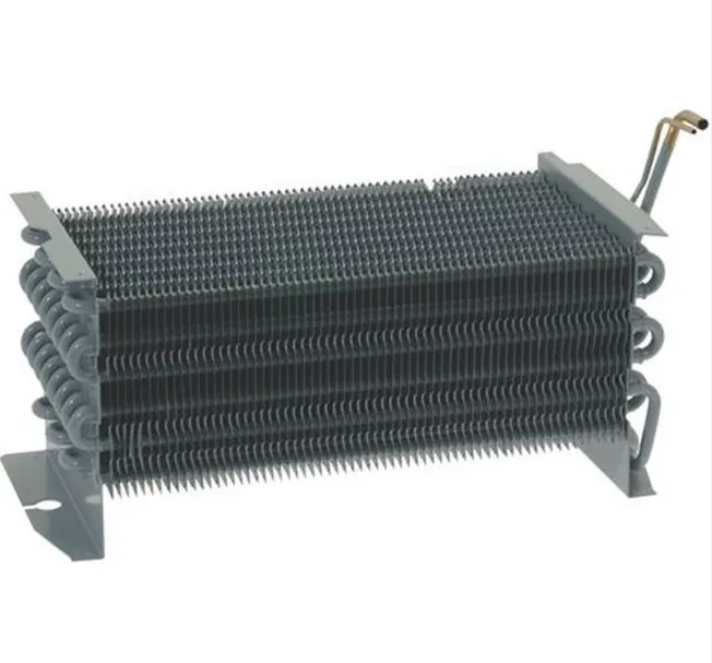 Batterie d'évaporateur de pompe à chaleur totalement givrée