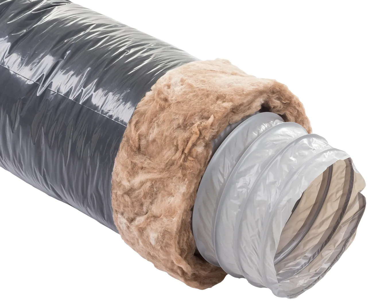 Installation conforme d'une gaine de rejet isolée