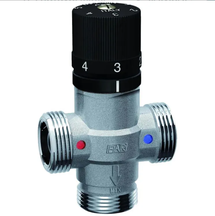 Mitigeur thermostatique de sécurité raccordé à un ballon d'eau chaude