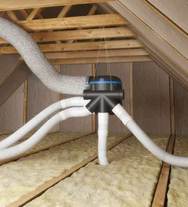 Schéma technique d'un vase d'expansion montrant la membrane et la chambre d'azote